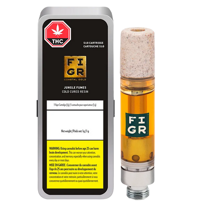 FIGR 1 g Jungle Fumes Cold Cured Resin Vape Cartridge Vapes