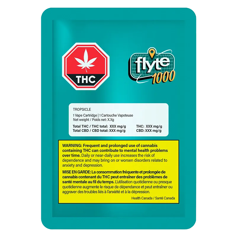Flyte 1000 1.1 g Tropsicle Vape Cartridge Vapes