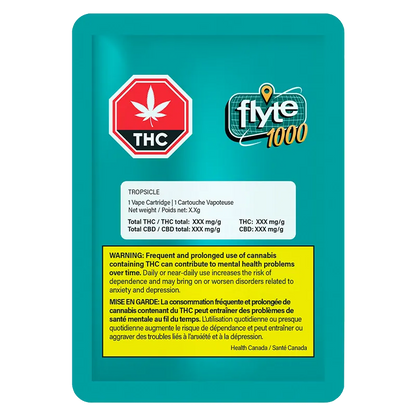 Flyte 1000 1.1 g Tropsicle Vape Cartridge Vapes