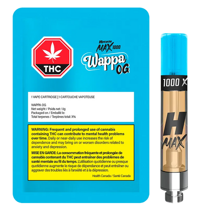 Hycycle MAX 1.1 g Wappa OG Vape Cartridge Vapes