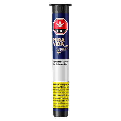 Pura Vida 1 g Pineapple Express Live Resin Vape Cartridge Vapes