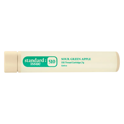 Standard Issue 1 g Sour Green Apple Vape Cartridge Vapes