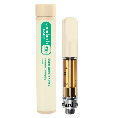 Standard Issue 1 g Sour Green Apple Vape Cartridge Vapes