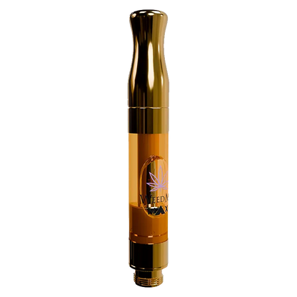 Weed Me Max 1 g Liquid Diamond White Peach Vape Cartridge Vapes