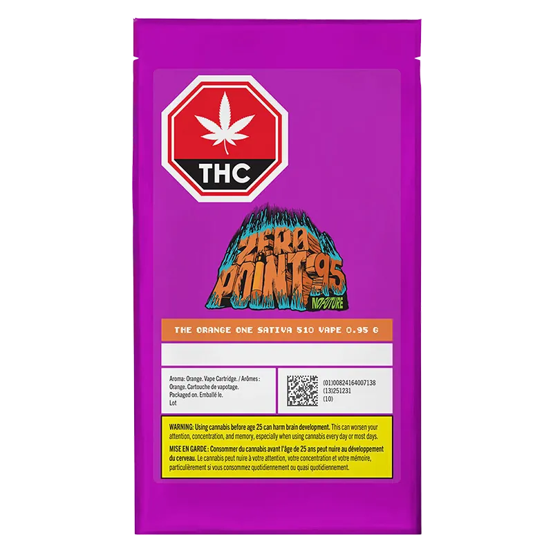 No Future 0.95 g ZeroPoint95 The Orange One Vape Cartridge Vapes
