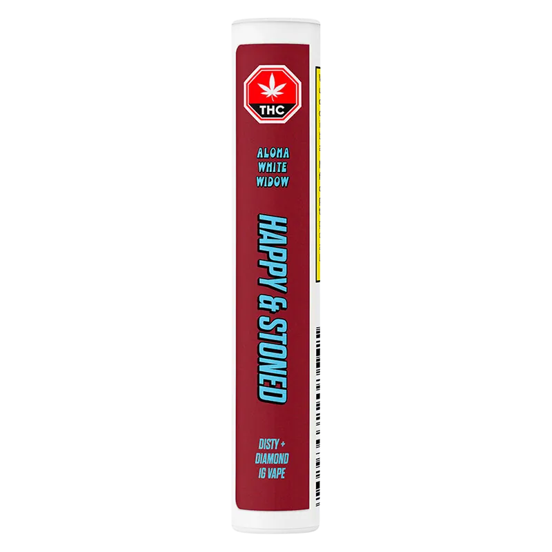 Happy & Stoned 1 g Aloha White Widow Liquid Diamond Vape Cartridge Vapes
