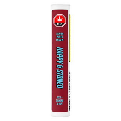 Happy & Stoned 1 g Aloha White Widow Liquid Diamond Vape Cartridge Vapes