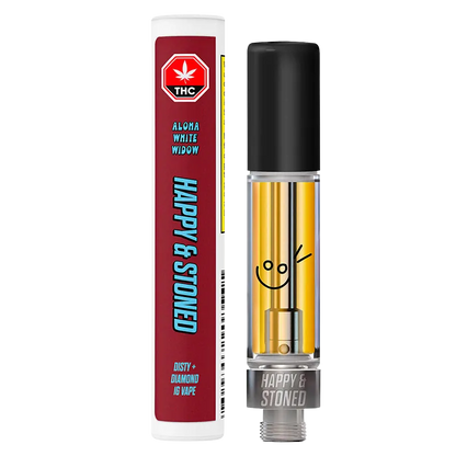 Happy & Stoned 1 g Aloha White Widow Liquid Diamond Vape Cartridge Vapes