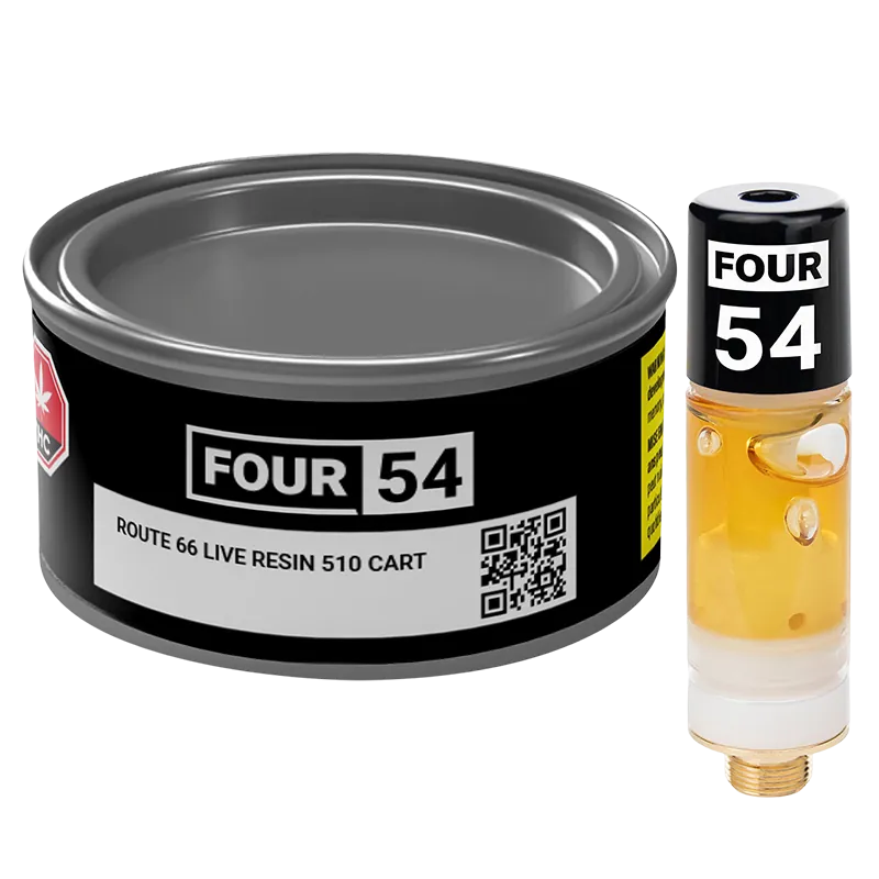 Four54 1 g Route 66 Live Resin Vape Cartridge Vapes