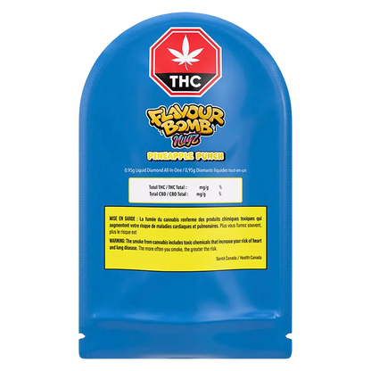 Nugz 0.95 g Flavour Bomb Pineapple Punch Liquid Diamond Disposable Vape Vapes