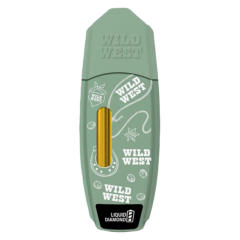 Wild West 0.95 g Reloadable 96+ Kiwi Cactus Disposable Vape Vapes