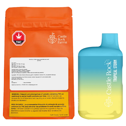Castle Rock Farms 1 g Tropical Storm Liquid Diamonds & Live Resin Disposable Vape Vapes