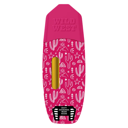 Wild West 0.95 g Reloadable 96+ Raspberry Rodeo Disposable Vape Vapes