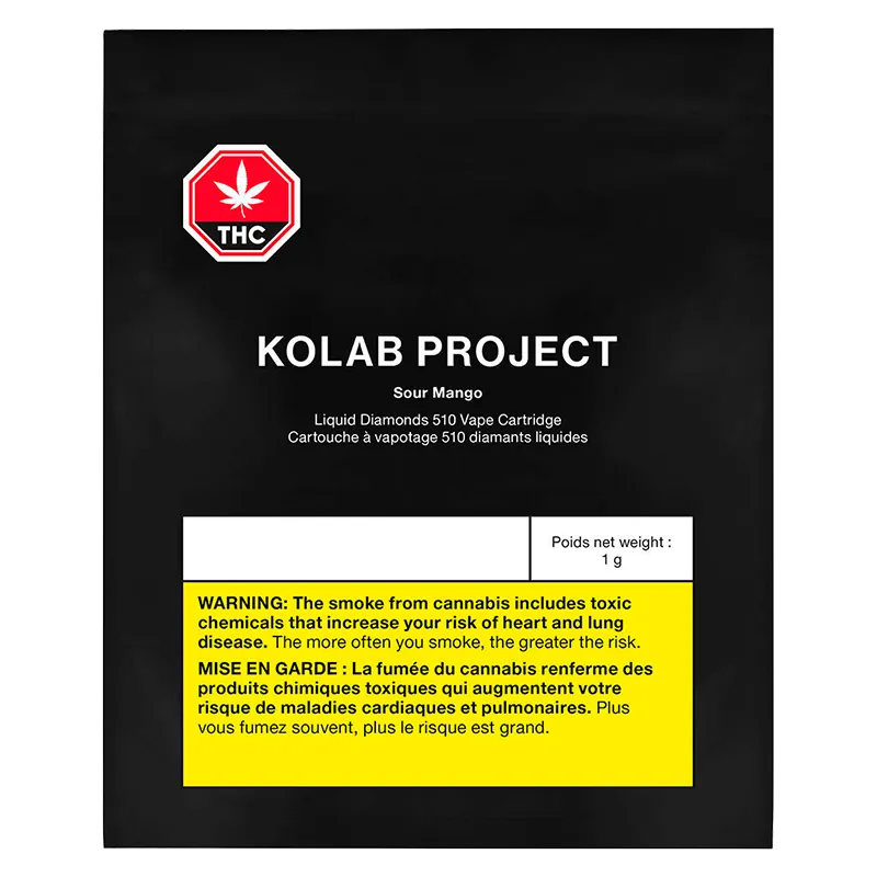 Kolab Project 1 g Sour Mango Liquid Diamonds Vape Cartridge Vapes