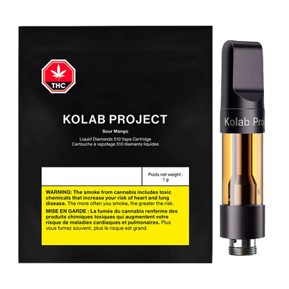 Kolab Project 1 g Sour Mango Liquid Diamonds Vape Cartridge Vapes