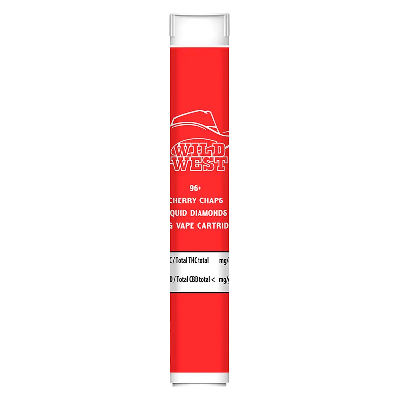 Wild West 0.95 g Cherry Chaps Liquid Diamonds Vape Cartridge Vapes