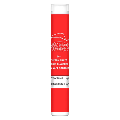 Wild West 0.95 g Cherry Chaps Liquid Diamonds Vape Cartridge Vapes