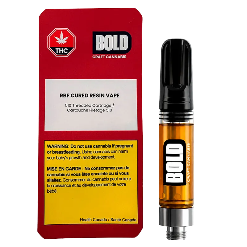 Bold 1 g RBF Cured Resin Vape Cartridge Vapes