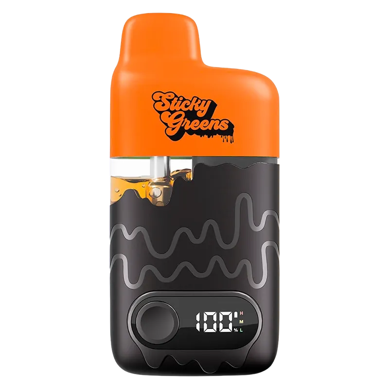 Sticky Greens 0.95 g Puff' Kin Spice Dripbar Disposable Vape Vapes