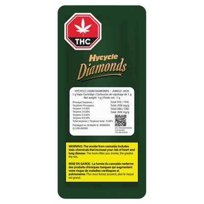Jungle Jack Liquid Diamond Blend Vape Cartridge