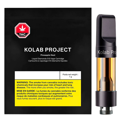 Pineapple Heat Liquid Diamonds Vape Cartridge