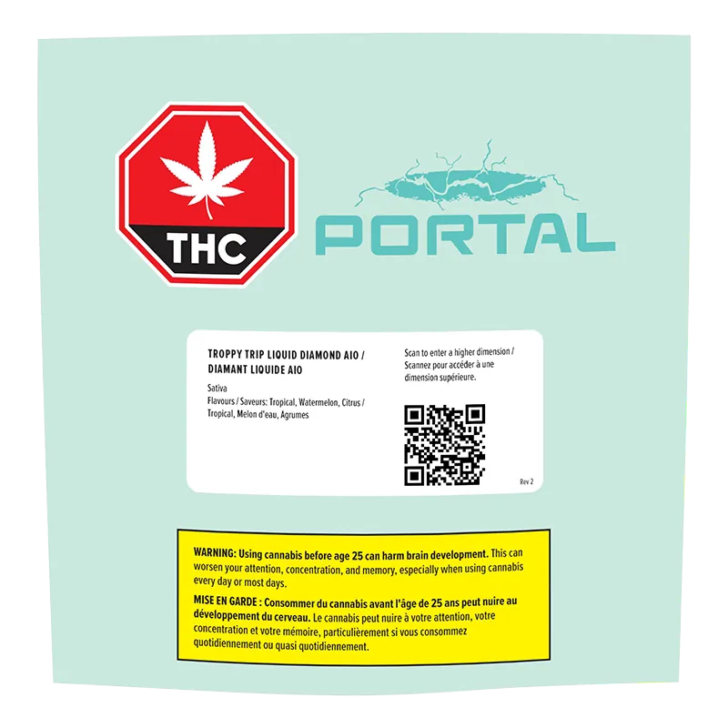 Portal 0.95 g Troppy Trip Liquid Diamond Disposable Vape Vapes