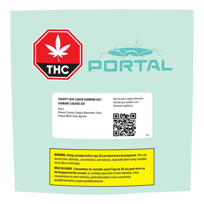 Portal 0.95 g Troppy Trip Liquid Diamond Disposable Vape Vapes