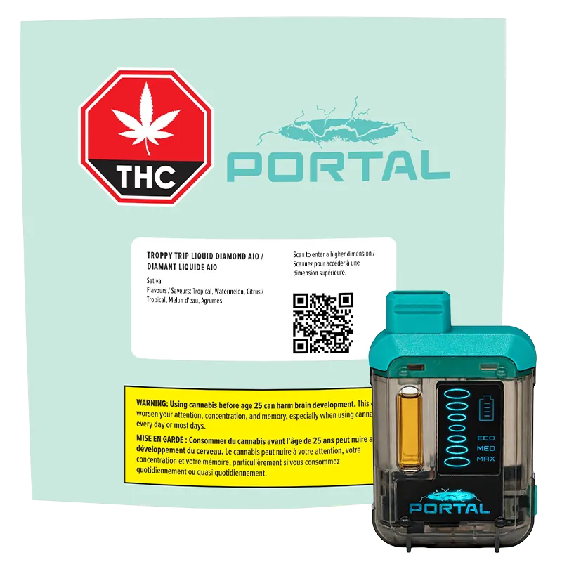 Portal 0.95 g Troppy Trip Liquid Diamond Disposable Vape Vapes