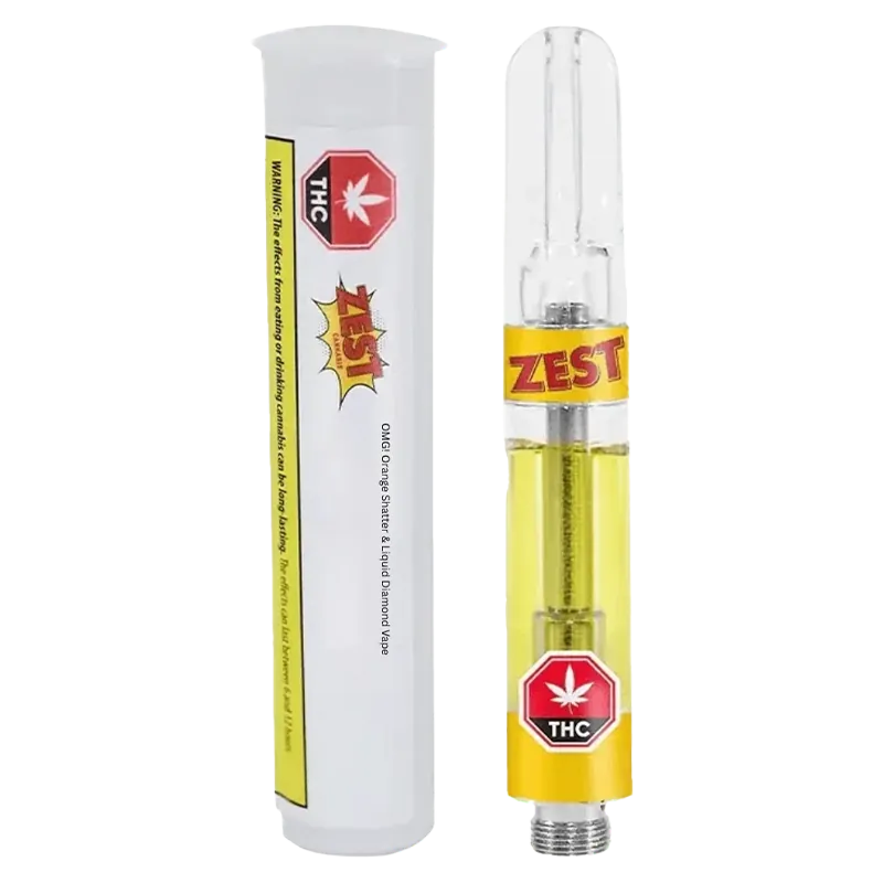 Zest 1 g OMG! Orange Shatter & Liquid Diamond Vape Cartridge Vapes