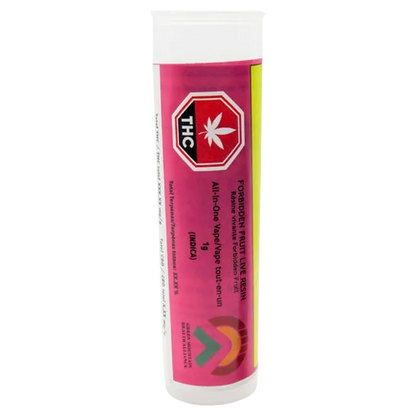 Green Mountain Health Alliance 1 g Forbidden Fruit Live Resin Disposable Vape Vapes