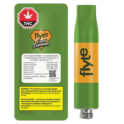 Flyte Liquid Diamonds 1 g Calamansi Mango Liquid Diamond Vape Cartridge Vapes