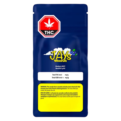 Jays 0.95 g Blueberry MUFF Weed'Oh Disposable Vape Vapes