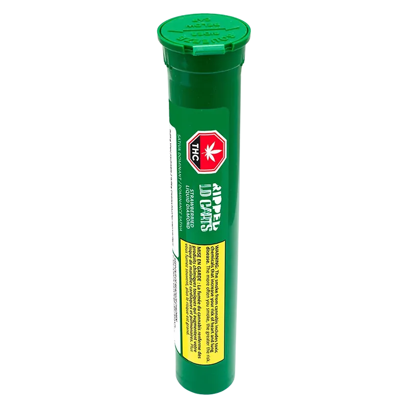 Ripped 0.95 g Strawberried Liquid Diamonds Vape Cartridge Vapes