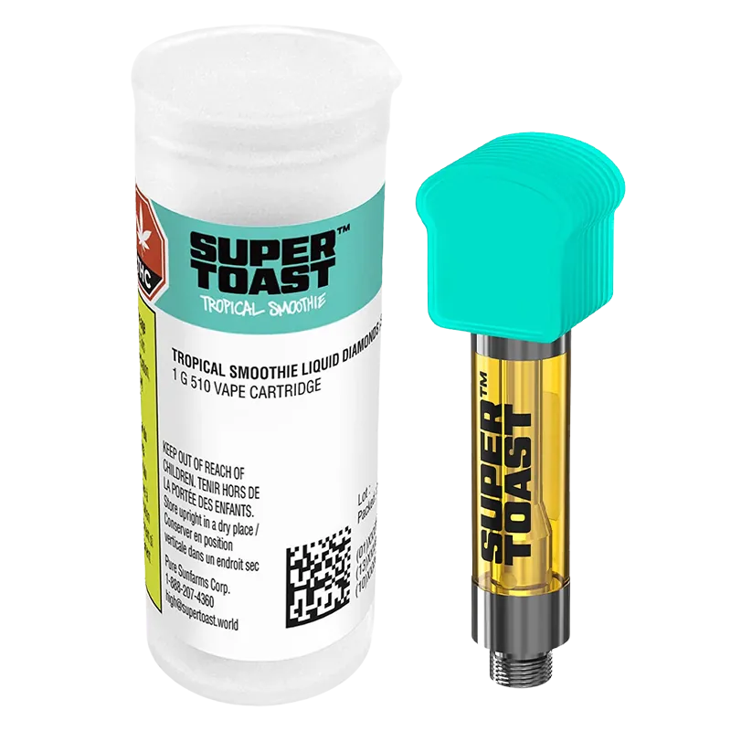 Super Toast 1 g Tropical Smoothie Liquid Diamonds Vape Cartridge Vapes
