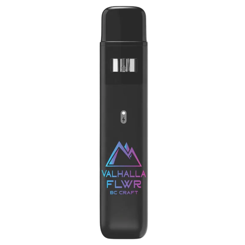 Valhalla Flwr 1 g Platinum Kush Breath Cured Disposable Vape Vapes