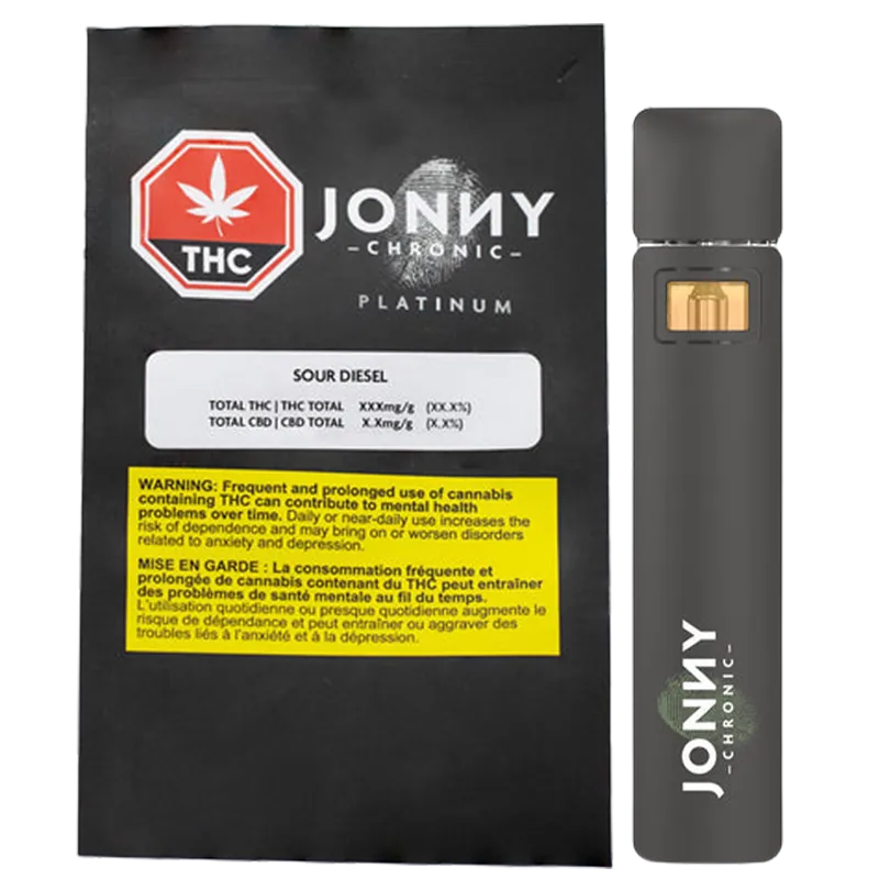 Jonny Chronic 0.5 g Sour Diesel Liquid Diamonds Disposable Vape Vapes