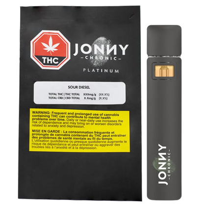 Jonny Chronic 0.5 g Sour Diesel Liquid Diamonds Disposable Vape Vapes