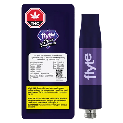 Flyte Liquid Diamonds 1 g Berry Noir Liquid Diamond Vape Cartridge Vapes