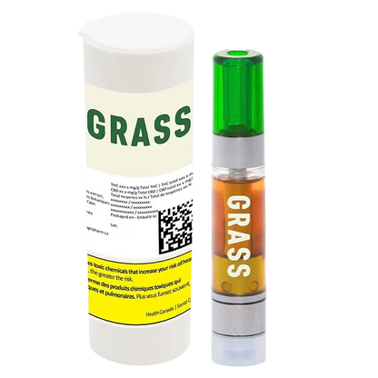 Grass 0.95 g 98+ Pink Kush Vape Cartridge 510 Carts