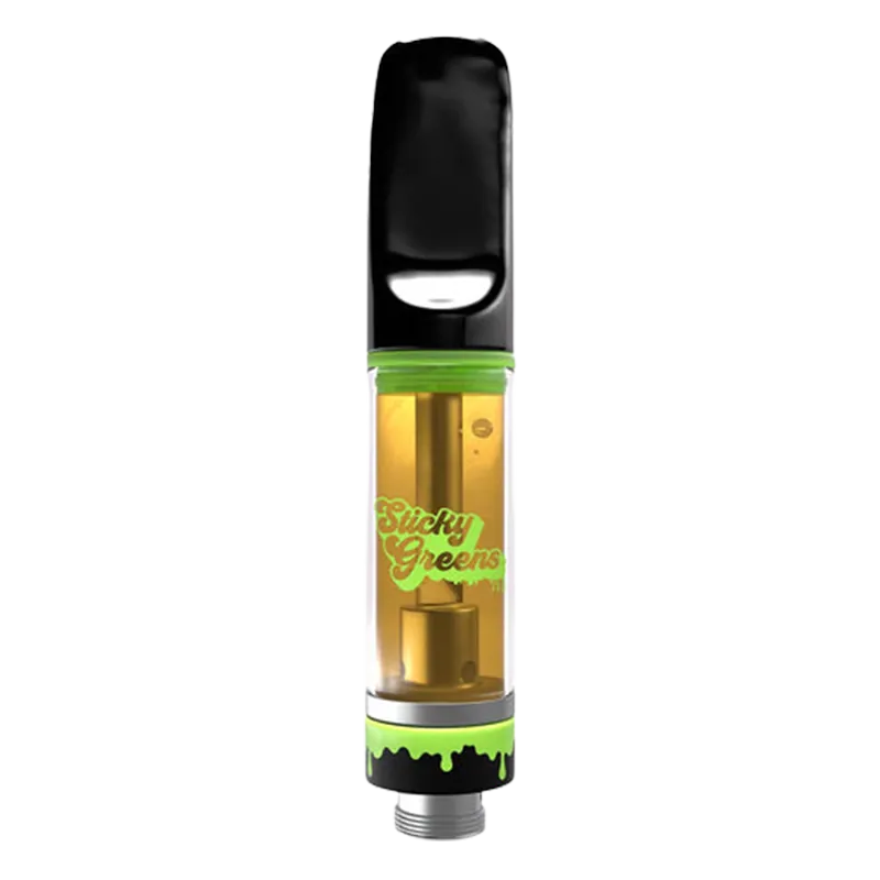 Sticky Greens 0.95 g Smashed Orange 97+ Liquid Diamond Vape Cartridge Vapes