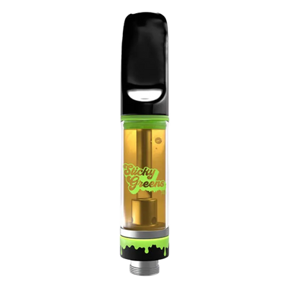 Sticky Greens 0.95 g Smashed Orange 97+ Liquid Diamond Vape Cartridge Vapes
