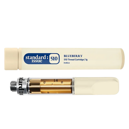 Standard Issue 1 g Blueberry Vape Cartridge Vapes