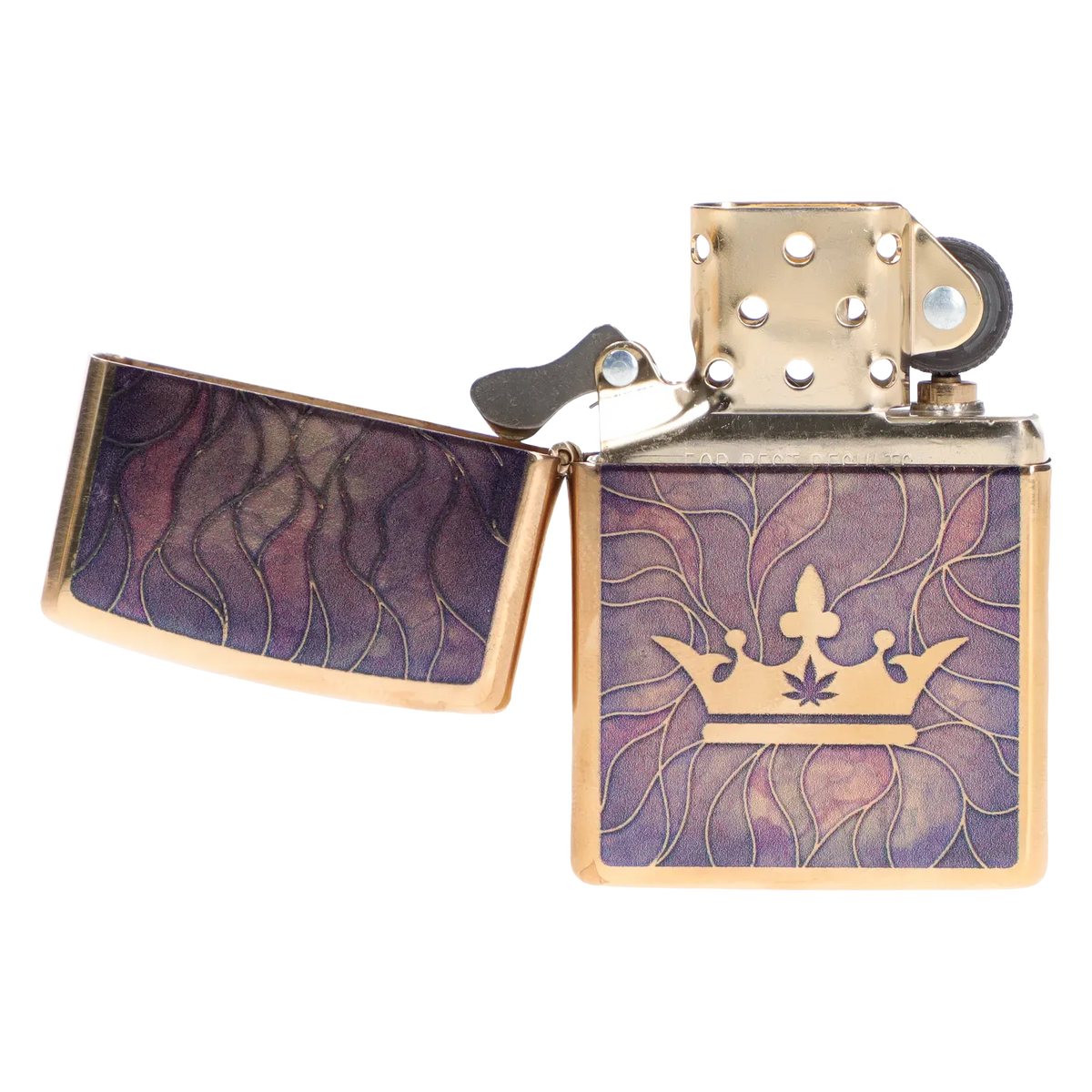 Queen of Bud Each Queen of Bud Zippo - Amethyst Accessories
