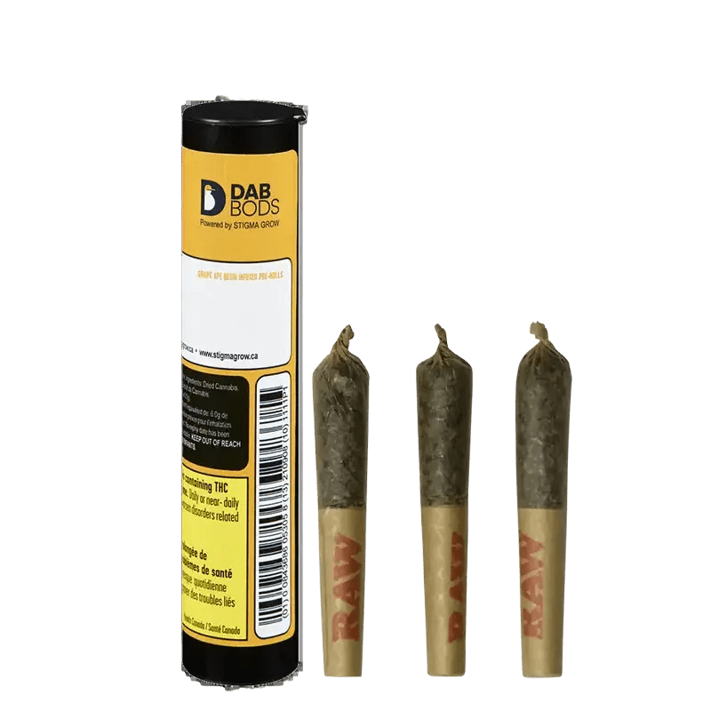 Dab Bods 1.5 g Infused Pre-Rolls