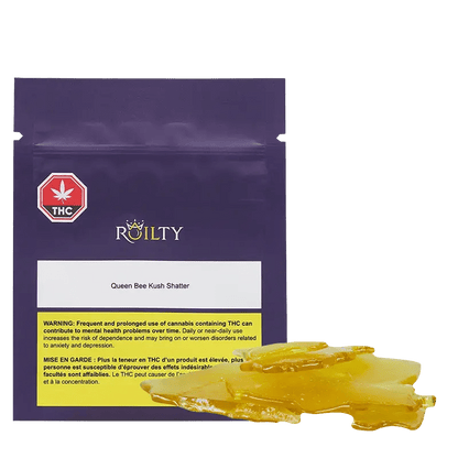 Roilty 1 g Queen Bee Kush Shatter