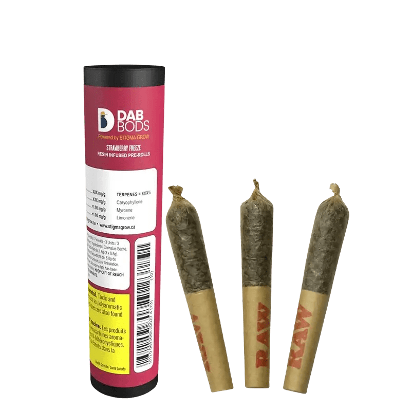 Dab Bods 1.5 g Infused Pre-Rolls