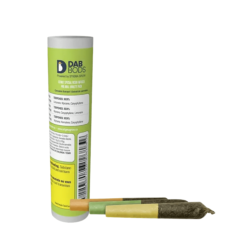 Dab Bods 1.5 g Infused Pre-Rolls