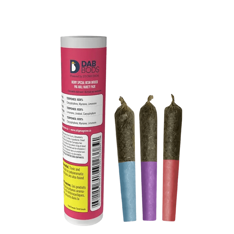 Dab Bods 1.5 g Infused Pre-Rolls