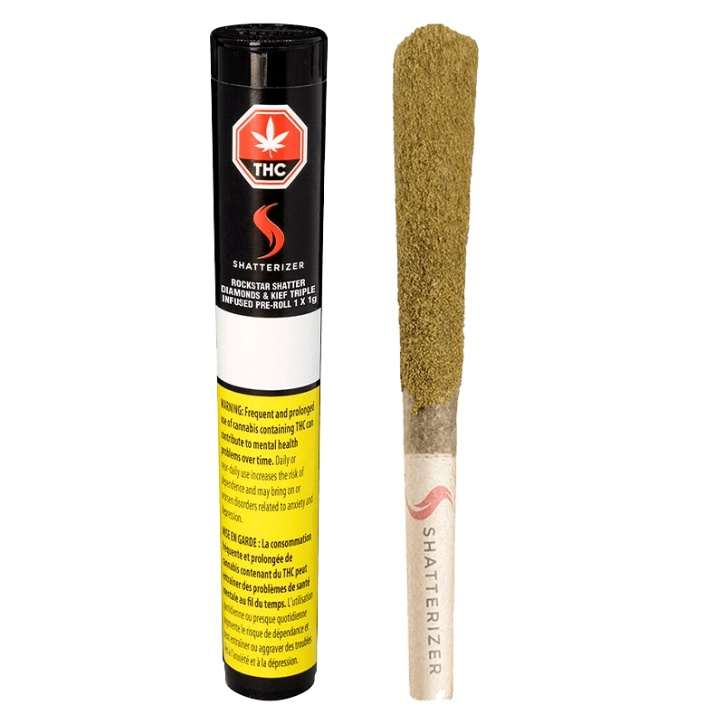 Shatterizer 1 g Rockstar Triple Infused PR 1 x 1 g Infused Pre-Rolls