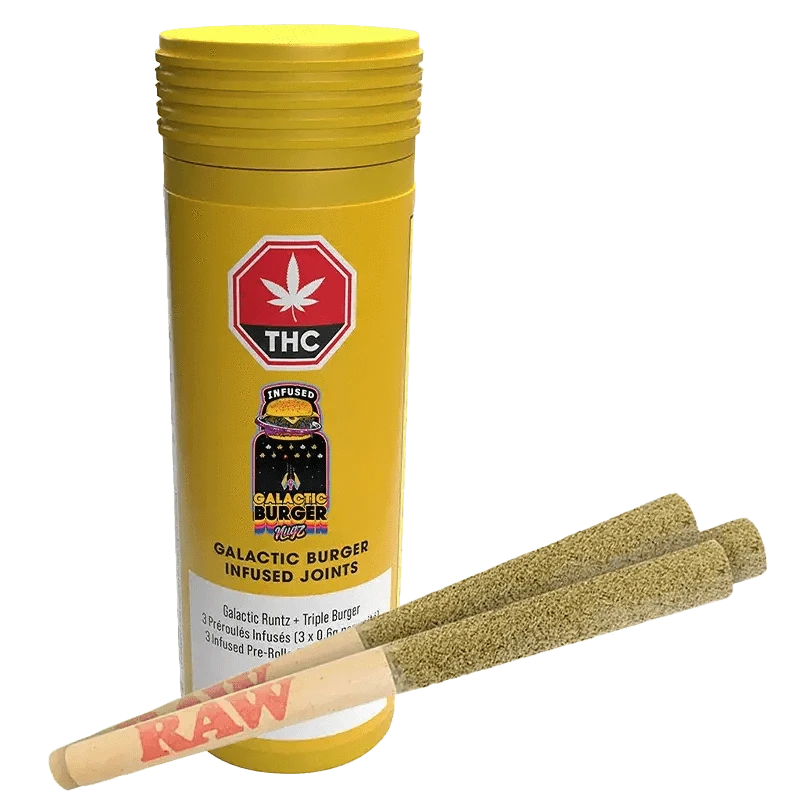 NugZ Galactic Burger Infused Pre-Rolls BHO Live Resin: Lowest